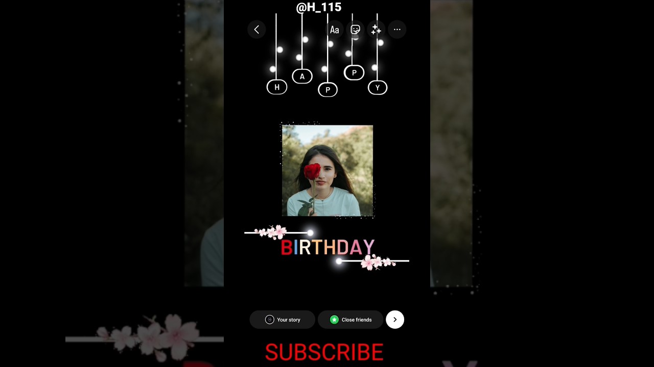 'Unique' IG birthday story ideas 😉 | 2023🔥