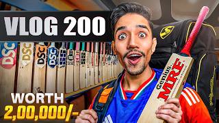 Bought my First Player Edition Bat😍| Worth ₹2 lacs🔥| Cricket Cardio Vlogs screenshot 5
