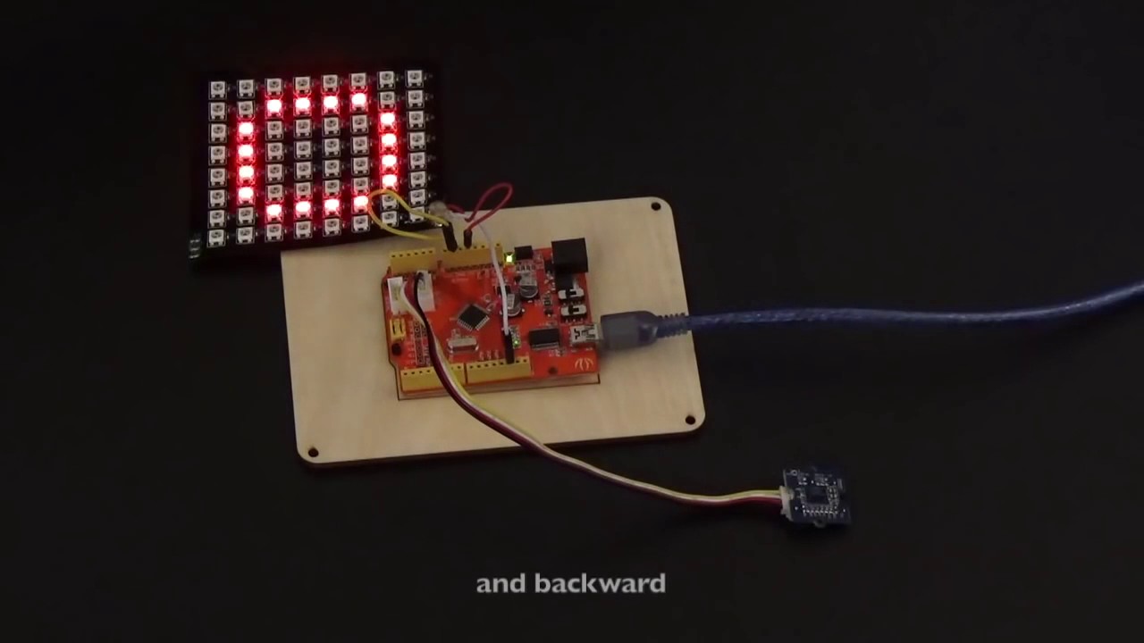 Grove Gesture sensor - YouTube
