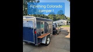 Cargo trailer camper build part 4