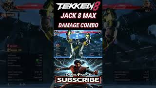 Jack-8 Season 2 Staple &amp; Max Damage Combos | TEKKEN 8 Guide #shorts #tekken8 #jack8 #joecrush #yt