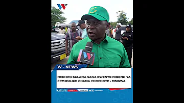 NCHI IPO SALAMA SANA KWENYE MIKONO YA CHAMA CHA MAPINDUZI KULIKO CHAMA CHOCHOTE MSINGWA 