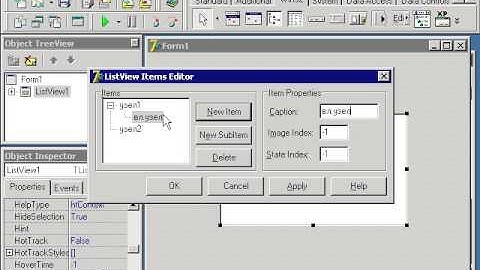 39 Delphi 7 Win32 Компонента ListView