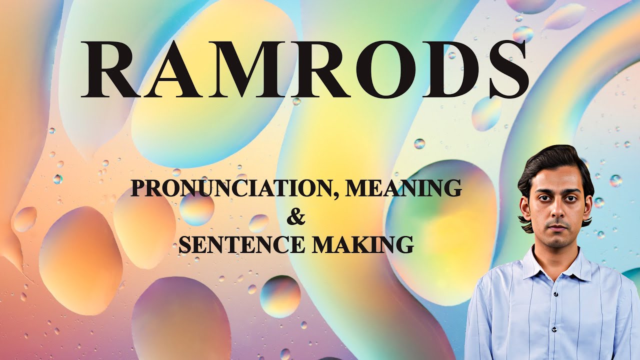 RAMRODS - Meaning_&_Pronunciation_Word_World_Audio_Video_Dictionary