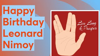 Happy Birthday Leonard Nimoy
Its Live Long and Prosper Day
🎙️ New to streaming or looking to level up? Check out StreamYard and get $10 discount! 😍 https://streamyard.com/pal/d/5159051327438848 Happy Birthday Leonard Nimoy