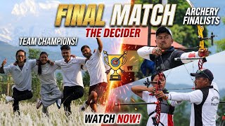 Final match of Archery Championship #archery #1million #lifeisbutadream #sports #training