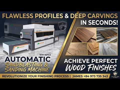 Automatic Sandblasting & Primer Sanding Machine WM-16PC2 | Best Solution for Complex Surfaces
