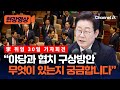 이 대통령 &quot;야당과 협치&quot; 질문에 답했다  [현장영상] / 채널A