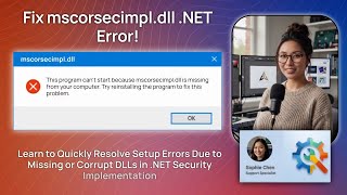 Fix mscorsecimpl.dll .NET Error!