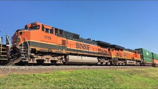 Ns 211 Union, Nj With A Bnsf H1 C44-9W Trailing
