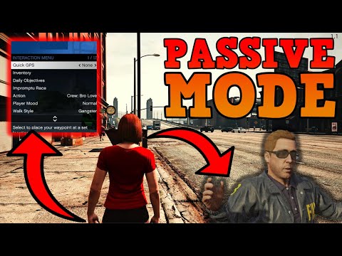 GTA Online lets players switch in and out of Passive Mode