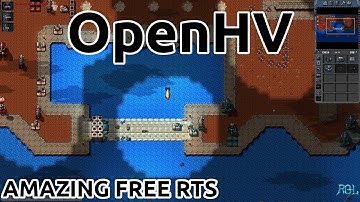 OpenHV 1v1 Rogue AI | Amazing Free RTS - Nuke and Giant Artillery | Gameplay / Longplay | OpenRA Mod
