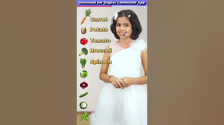 10 Vegetable🫛 Names in English, Kids English Practice, Adi Keshari Connection #shorts