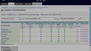 Blackboard Gradebook - Managing Your Gradebook
