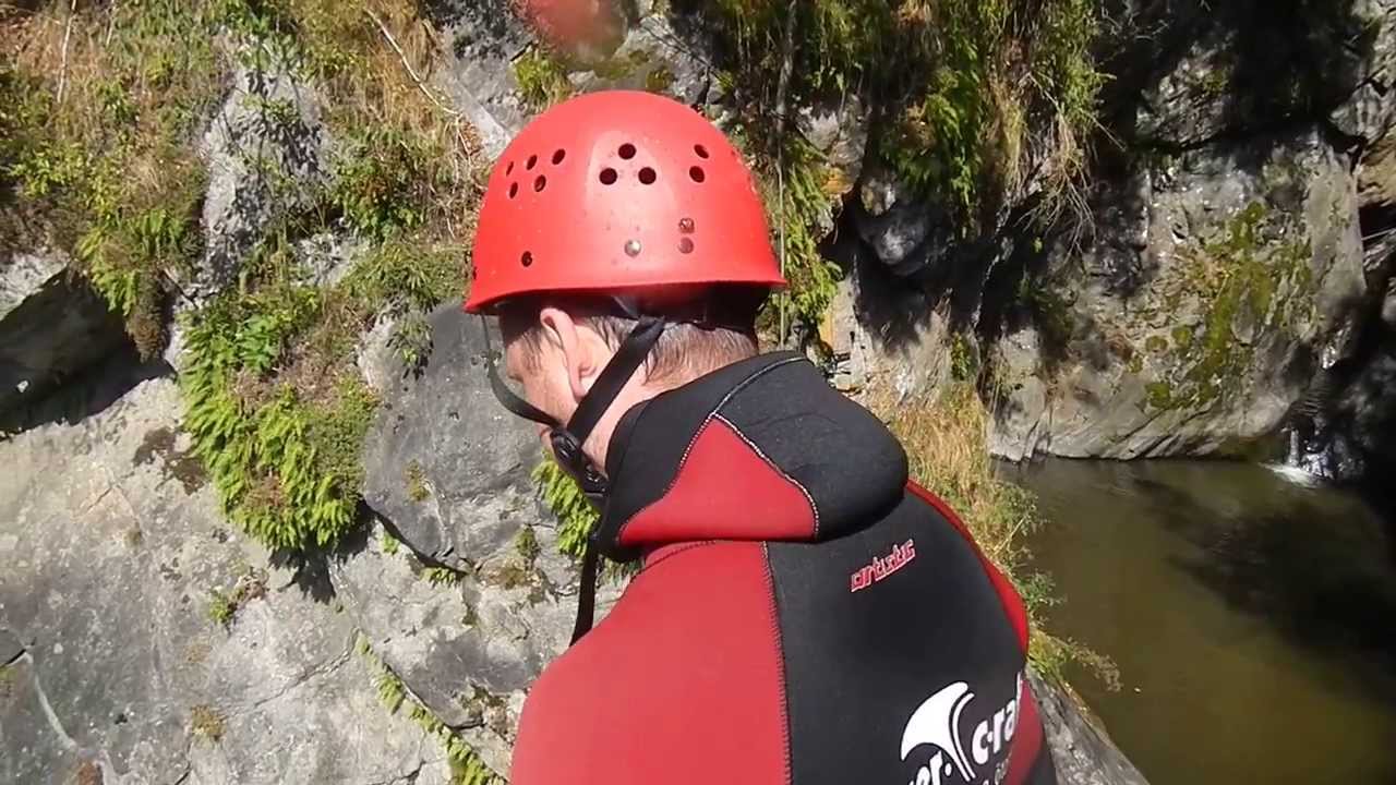 Canyoningtour Tirol Untere Auerklamm - 17m Sprung