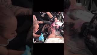 Insane clown collaboration by four tattoo artists