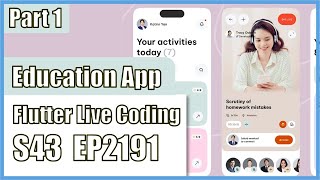 Famous [Flutter] Flutter Live Coding EP2191 (Online Education App UI Part 1) Wealth
