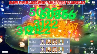 Kirara Klee Kazuha Baizhu Bloom Bloom Cardamoms Team - 3.7 Floor 12 All Side Showcase