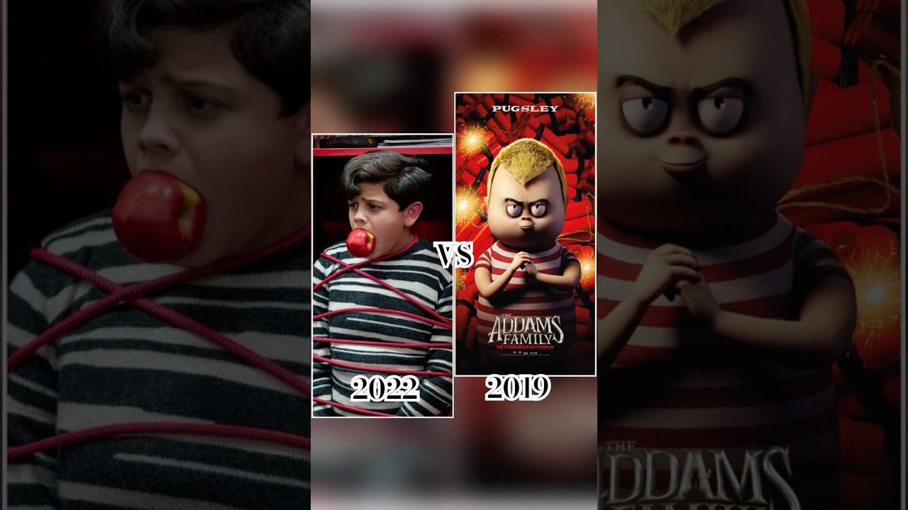 Addams family 2022 vs 2019 | Addams family movie vs cartoon | Wednesday 
