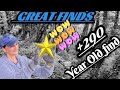 290 YEAR OLD FIND, PLUS GIVEAWAY RESULTS &amp; MANY VICTORIAN &amp; VINTAGE FINDS BOTTLE DUMP DIGGING.