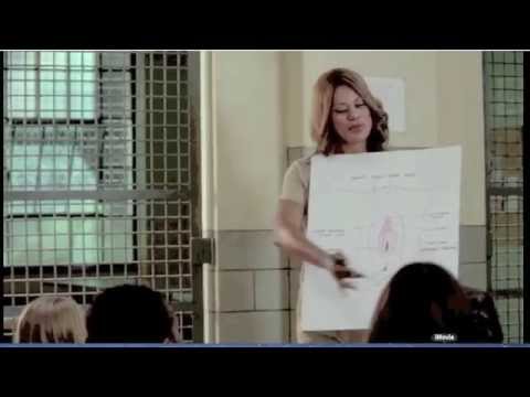 Orange is the New Black - Laverne Cox gives a lesson in female anatomy  - S2 Ep4