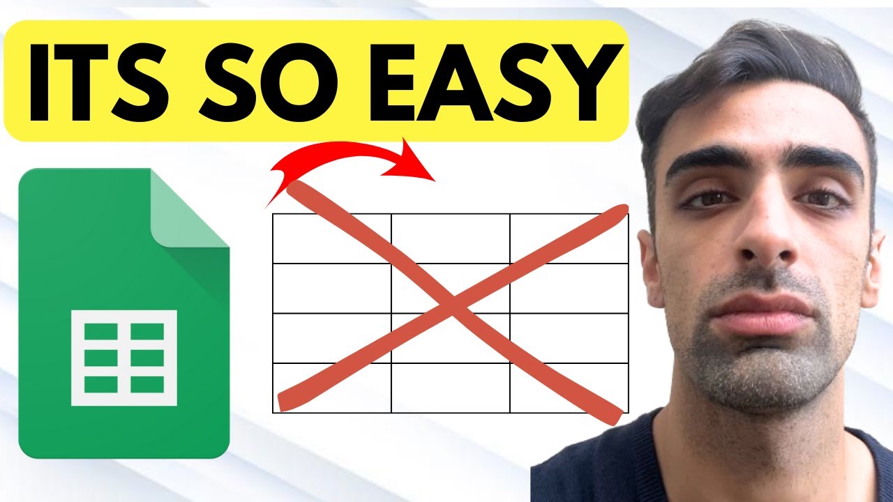 How To Delete Empty Rows On Google Sheets (Step By Step) - YouTube