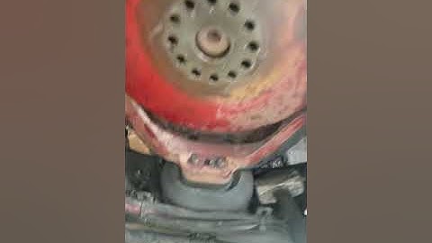 Removing harmonic balancer and timing plate cummins isx