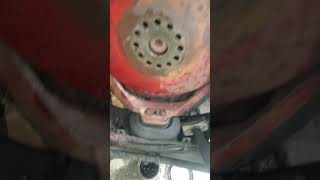 Removing harmonic balancer and timing plate cummins isx