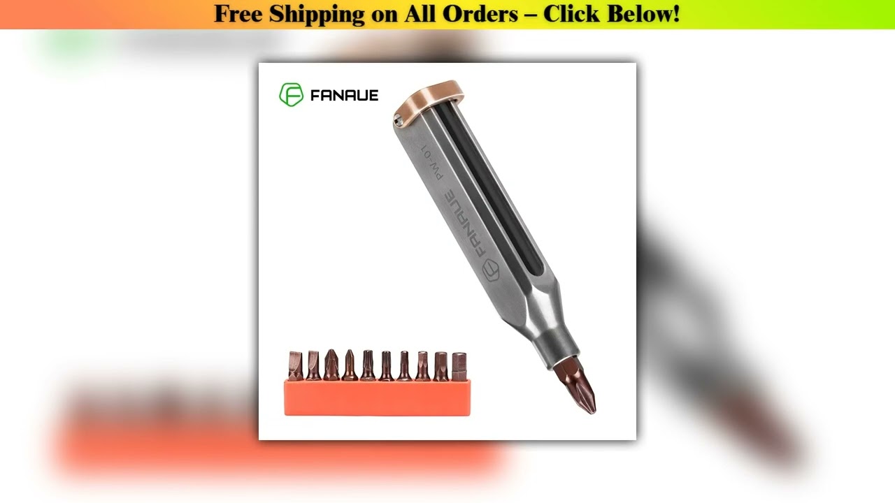 Review FANAUE Titanium EDC Mini Precision PocketScrewdriver Set, 10-in-1 Professional Grade Magneti