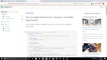 How to apply functions to a group in a Pandas dataframe?
