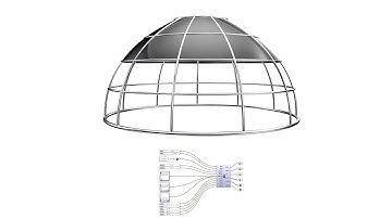 Split Dome Faces using Area Grasshopper Parametric Architecture and Design