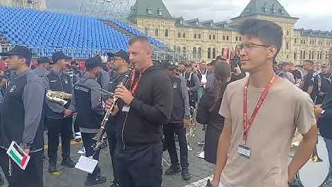 POMUPRS - Spasskaya Bashnya, Moscow Aug. 2025. (Improvizacija klarinet i Emirati) 