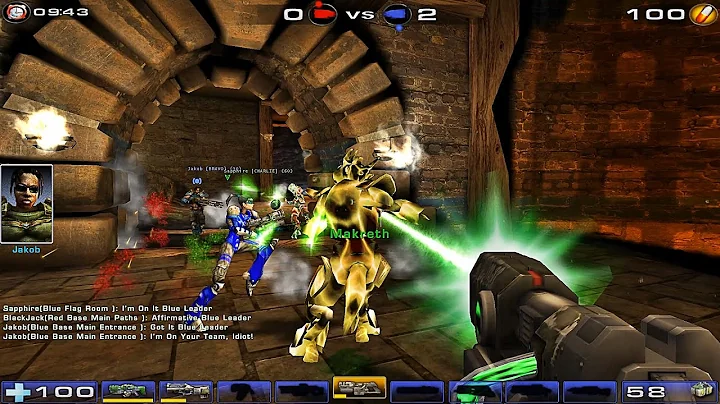Unreal Tournament 2004 Walkthrough # 4 (CAPTURE THE FLAG PART 1)