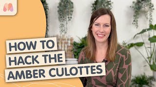 Pattern Hacking the Minerva Exclusive Amber Culottes | Elasticated Shorts