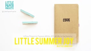 Traveler's Notebook Flip Through | Julie's #LittleSummerJOY Album
