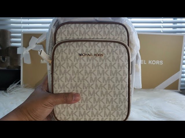 MICHAEL KORS ☜UNBOXING☞ JET SET TRAVEL MEDIUM LOGO CROSSBODY BAG