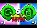 TOP 5 GADGETS MÁS ROTOS de BRAWL STARS