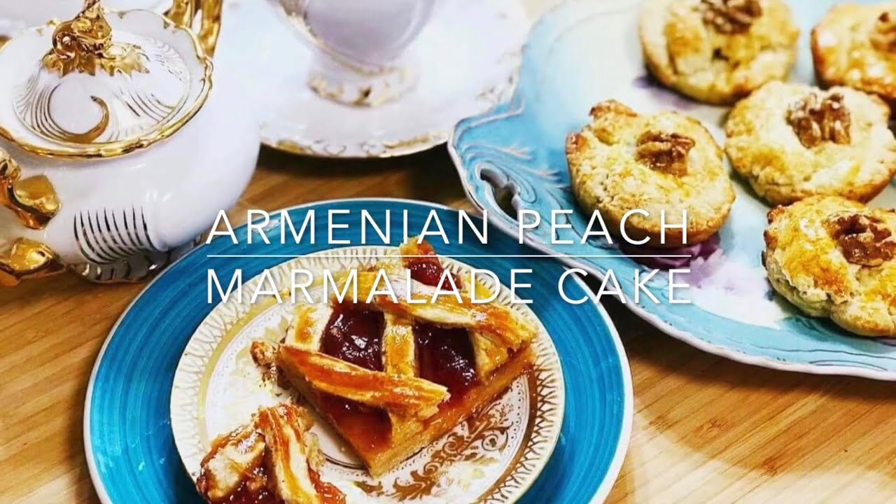 Armenian Peach Marmalade Cake Galore of Flavors YouTube