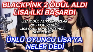 Blackpi̇nk 2 Ödül Aldili̇sa İlki̇ Başardiünlü Oyuncu Li̇saya Neler Dedi̇?