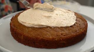 Apple Cake Recipe with Brown Butter Cream Cheese Frosting