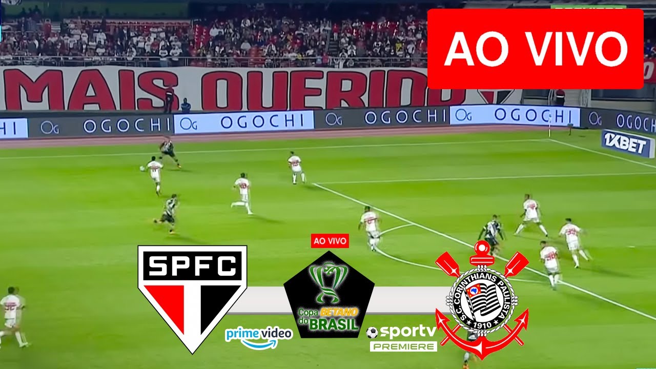 SÃO PAULO X CORINTHIANS AO VIVO ( COM IMAGENS!!! ) COPA DO BRASIL 2023 ...