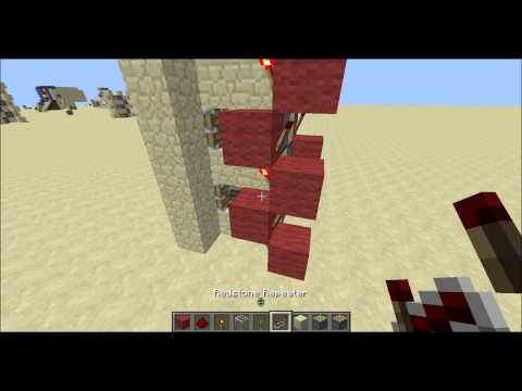 Minecraft super compact 4 4 elevator!