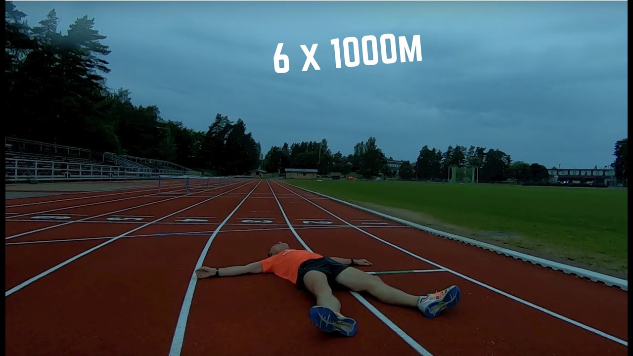 6 x 1000m - Maraton alle 3h -projekti (Jakso 18/2019)