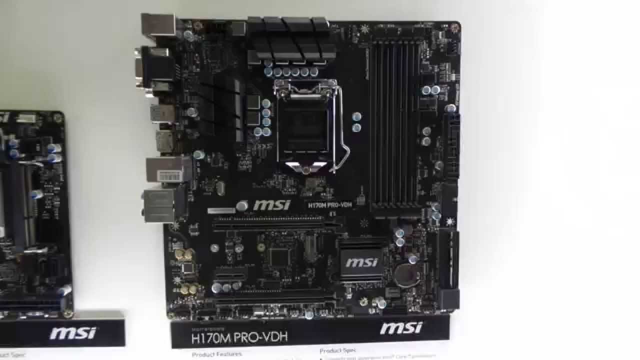 MSI H170M PRO-VDH Drivers for Windows Mac MSI H170M PRO-VDH Driver for Windows 10