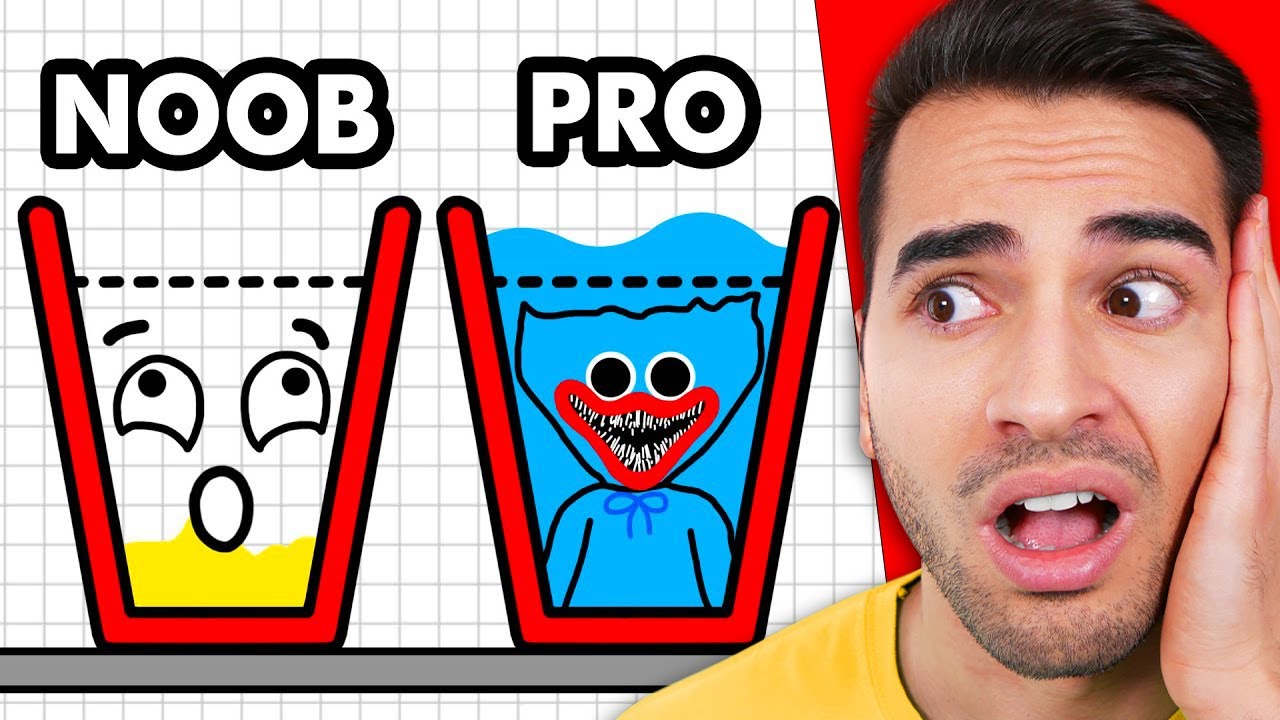 NOOB vs PRO vs HACKER su HAPPY GLASS! *RIEMPI IL BICCHIERE*