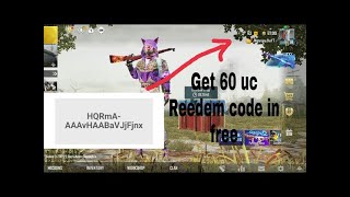 600 uc Redeem code in pubg mobile/Redeem code giveawa