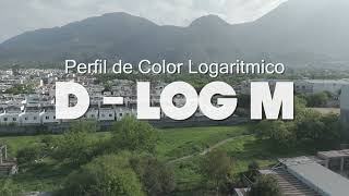 Diferencia D-Log M con LUT de Color Predeterminado vs Personalizado