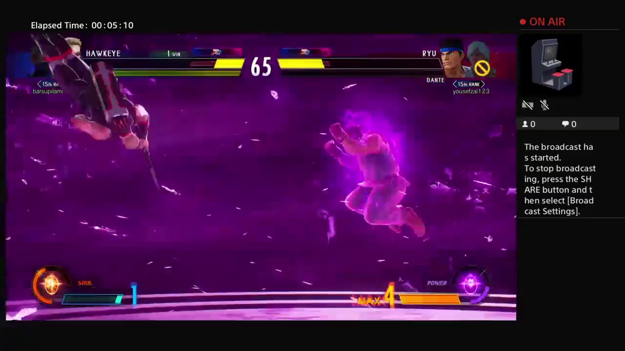 Marvel vs Capcom barsupilami vs yousefzai123