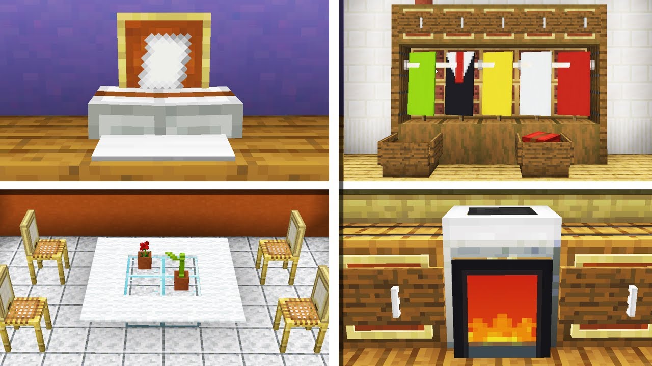 5 Small WAYS to Decorate your House in Minecraft & Bedrock! (NO ...
