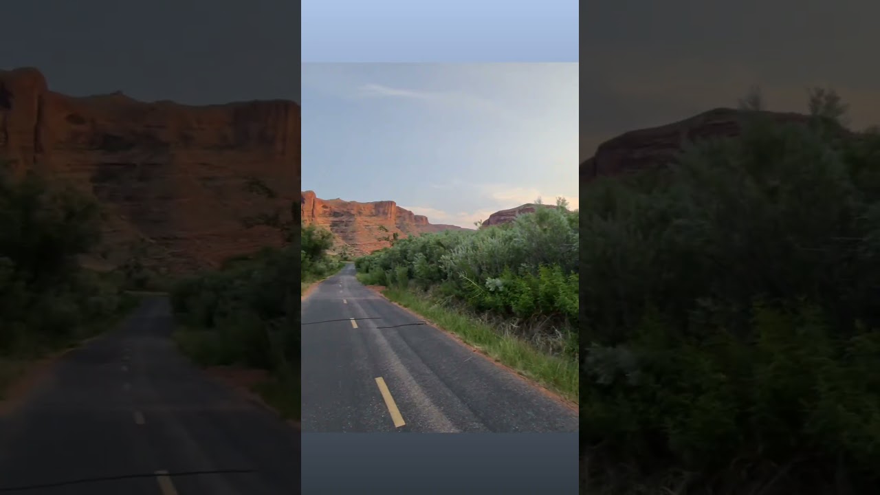 short walk by the Hwy 128 Bike Path near Moab Utah U.S.A.